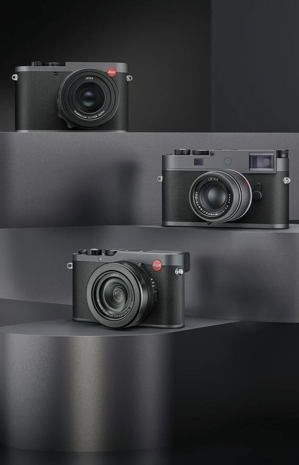 徕卡发布全新金属灰系列 M11-P、Q3、D-Lux 8 相机，主打“暗藏锋芒”