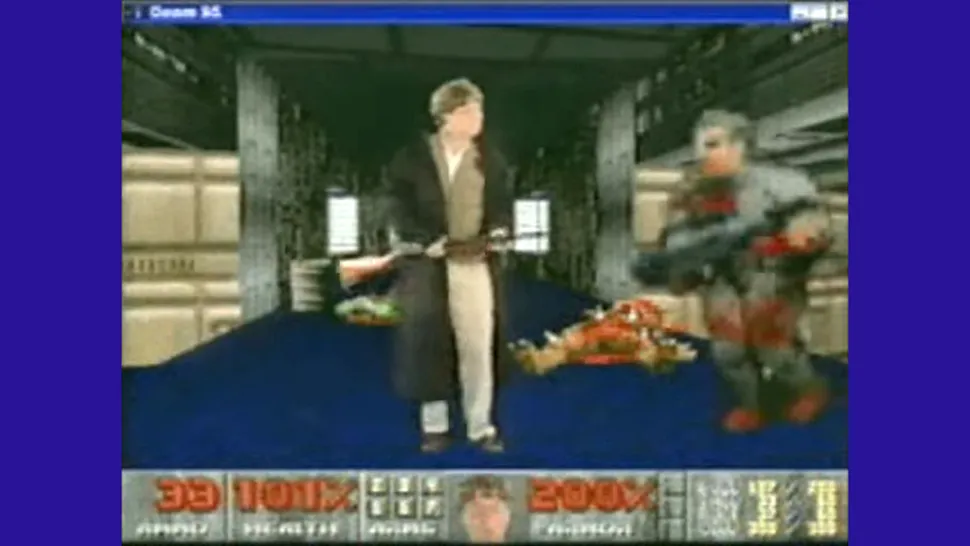 微软往事：比尔 · 盖茨曾为推广 Windows 95“亲自参演”《毁灭战士》宣传片