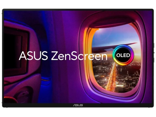 华硕发表便携显示器 ZenScreen OLED MQ14FCKV，支持 65W PD 直通引发关注