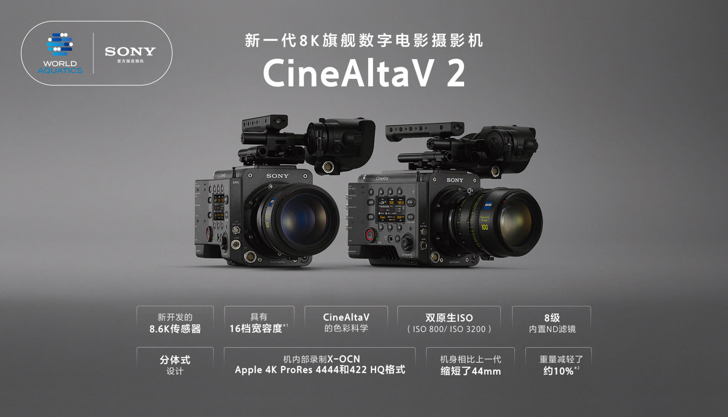 65mm 大画幅：索尼宣布研发 RIALTO 65 影像传感器模块，适用于 CineAltaV 2 电影摄影机
