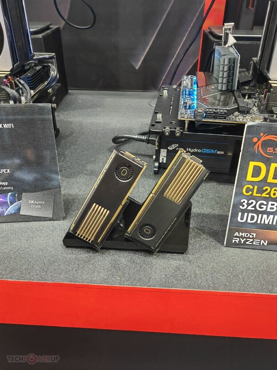 芝奇首款 AMD EXPO ULL 内存亮相：DDR5-6000 CL26 配主动散热模块，下半年上市