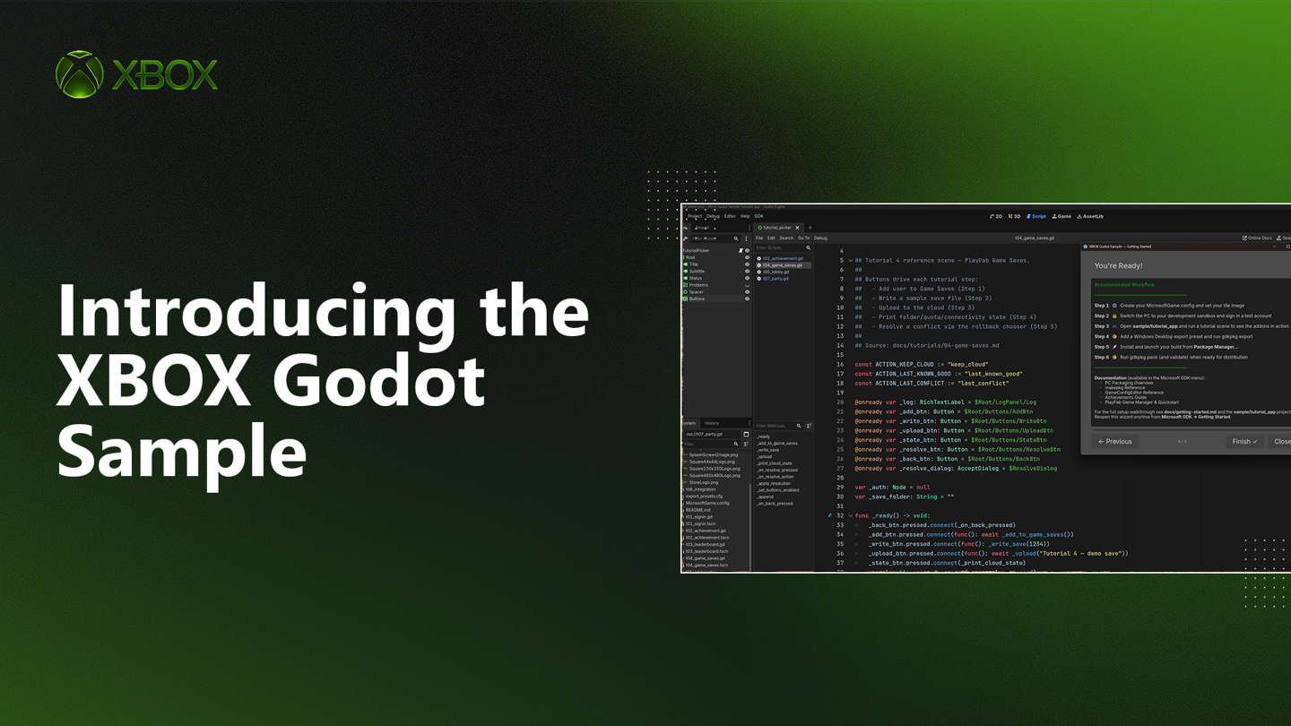 微软争取 Godot 开发者完善 XBOX 游戏生态，开放对接参考方案背后原因曝光