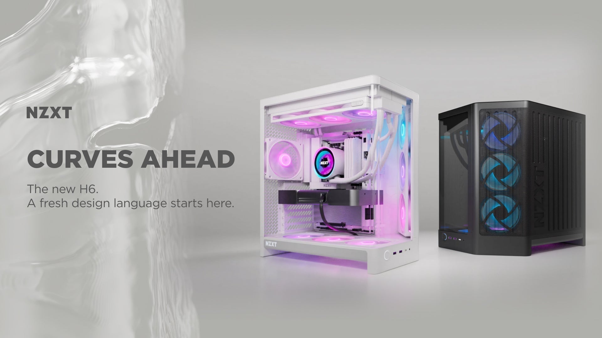 NZXT 推出 2026 款 H6 机箱：为背插主板设计，简洁利落