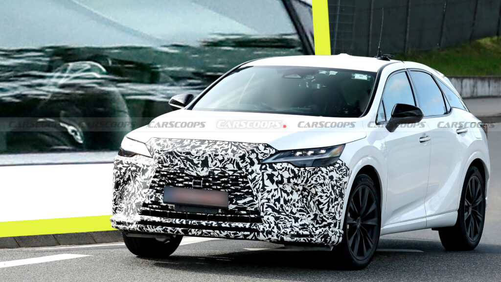 2028 款雷克萨斯 RX SUV 纽北测试图曝光