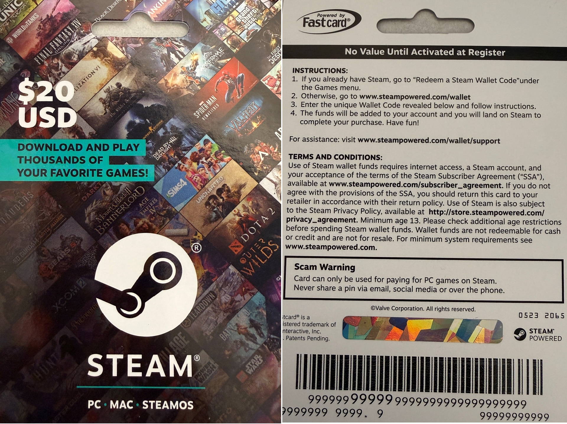 Steam 加强打击诈骗：充值码仅限购买游戏类软硬件，实体礼品卡年底前停售