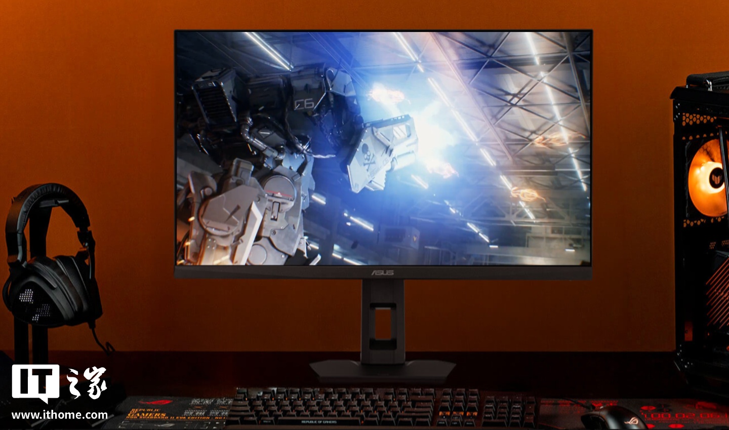 华硕“VG27AQMEL5F”27 英寸显示器发售：2K 255Hz + 双扬，1349 元