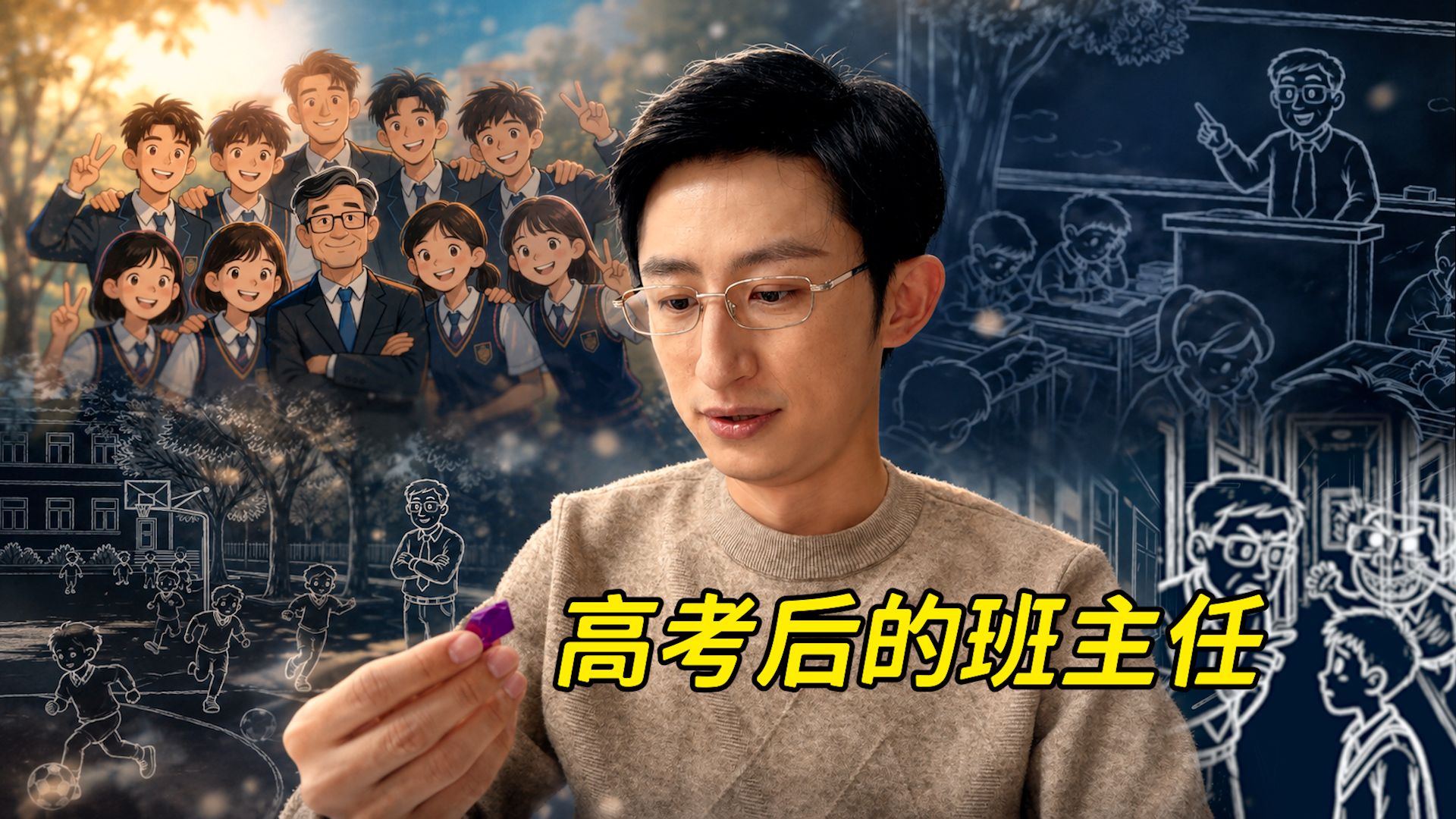 其实，老师才是被留下的那个………
