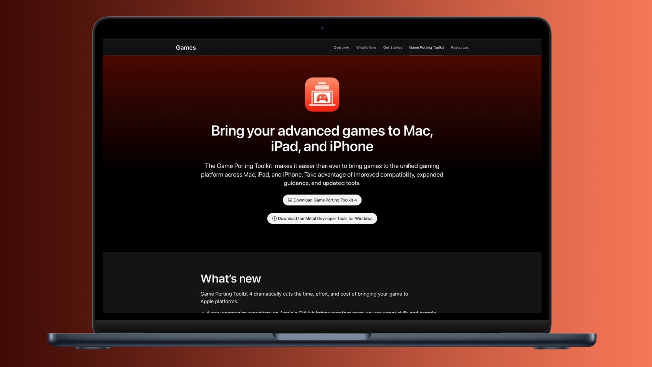 完善 Mac 游戏生态：苹果更新工具，借助 AI 加速游戏移植