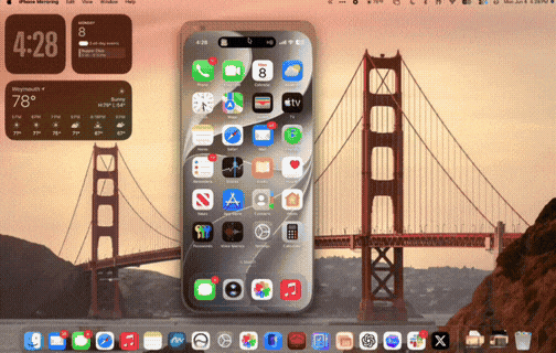 苹果 macOS 27 改进 iPhone 镜像体验：可自由拉伸窗口大小，有望为折叠屏 Fold 机型铺路